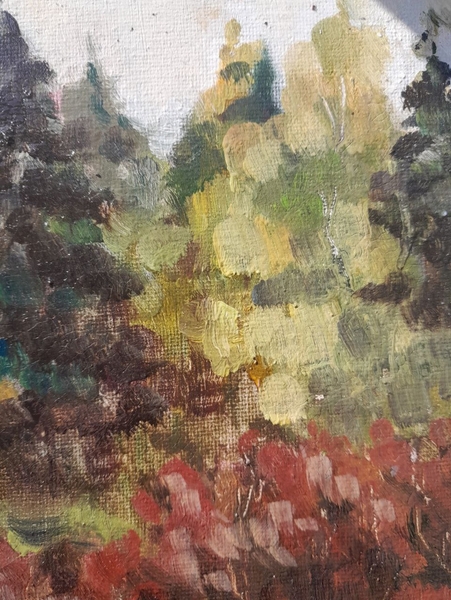 Gloomy october Impressionistic Painting Yarina Luchkina - Subjektiv.art