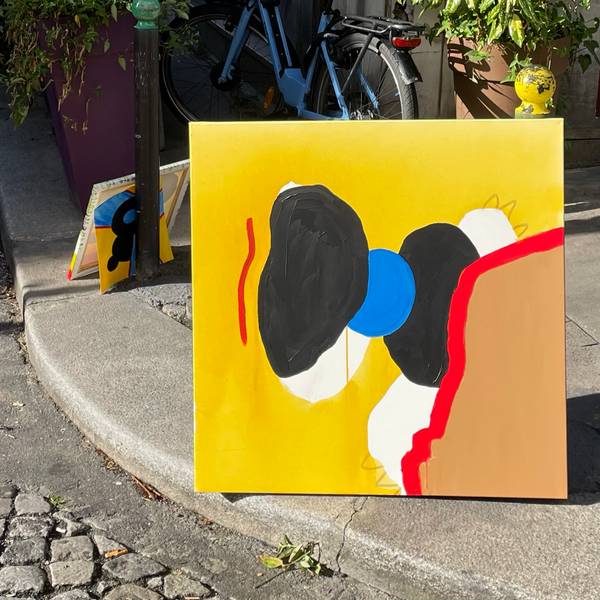 Nous Deux Abstract Painting Antoine Alran - Subjektiv.art