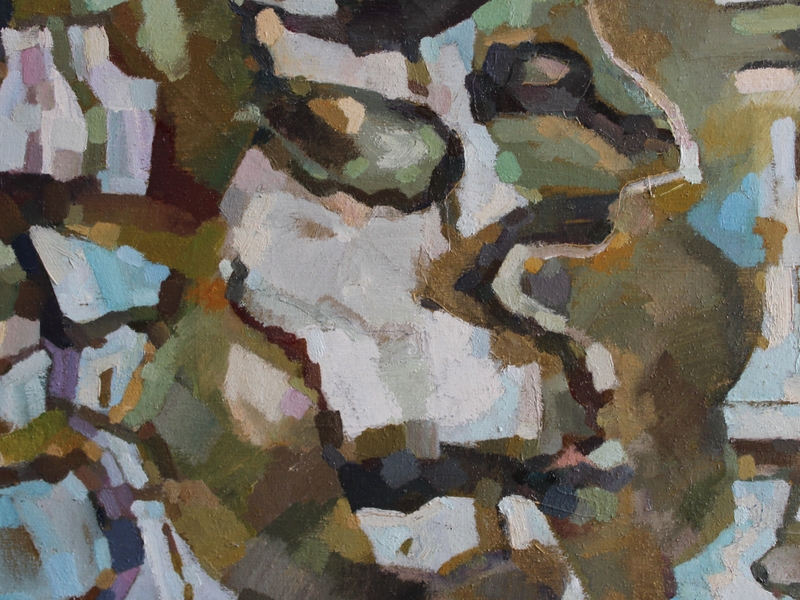 Summer. Abstract Painting Olha Bobyr - Subjektiv.art