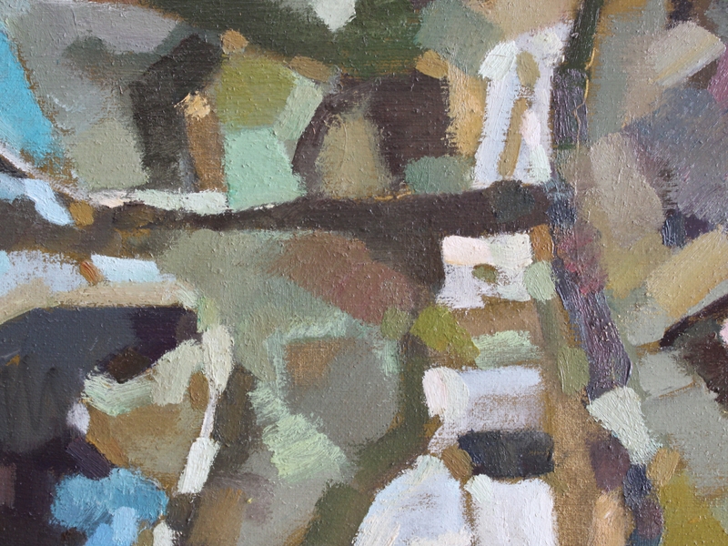 Summer. Abstract Painting Olha Bobyr - Subjektiv.art