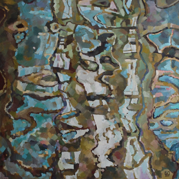 Summer. Abstract Painting Olha Bobyr - Subjektiv.art