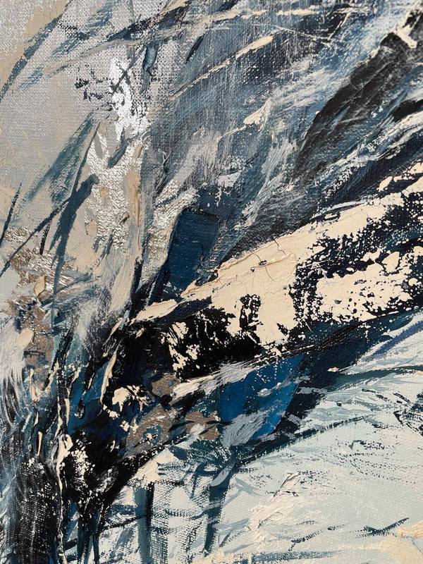 February Abstract Painting Julia Chemerys - Subjektiv.art