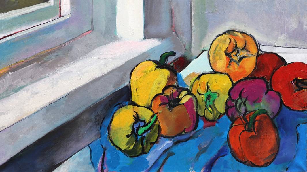 Peppers Impressionistic Painting Artem Andreichuk - Subjektiv.art