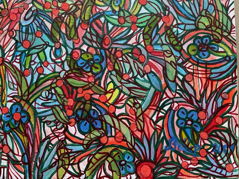 Composition № 47 Abstract Painting Valentina Cherneta - Subjektiv.art