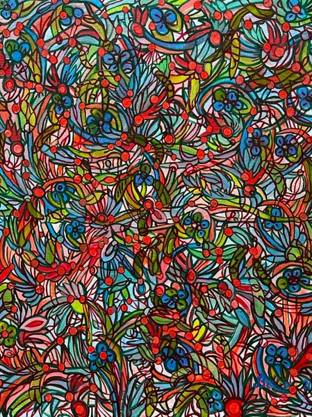 Composition № 47 Abstract Painting Valentina Cherneta - Subjektiv.art