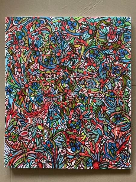 Composition № 47 Abstract Painting Valentina Cherneta - Subjektiv.art