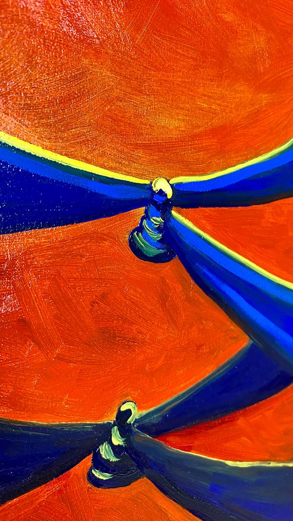 Dragonflies Expressive and gestural Painting Tamara Safarova - Subjektiv.art