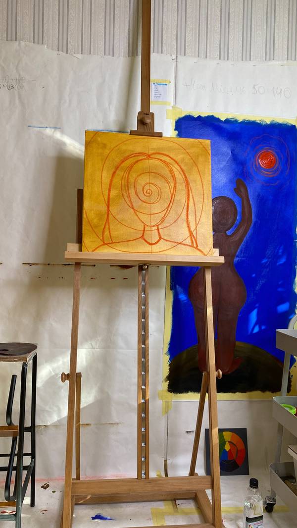 How to find (she) God (1) Expressive and gestural Painting Tamara Safarova - Subjektiv.art