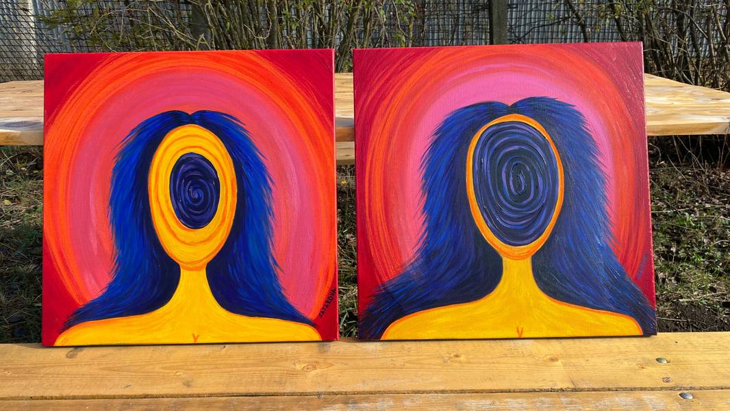 How to find (she) God (3) Unspecified Painting Tamara Safarova - Subjektiv.art