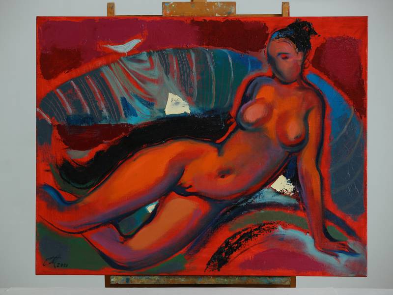 Young woman  Fine Art Painting Myroslava Perevalska - Subjektiv.art