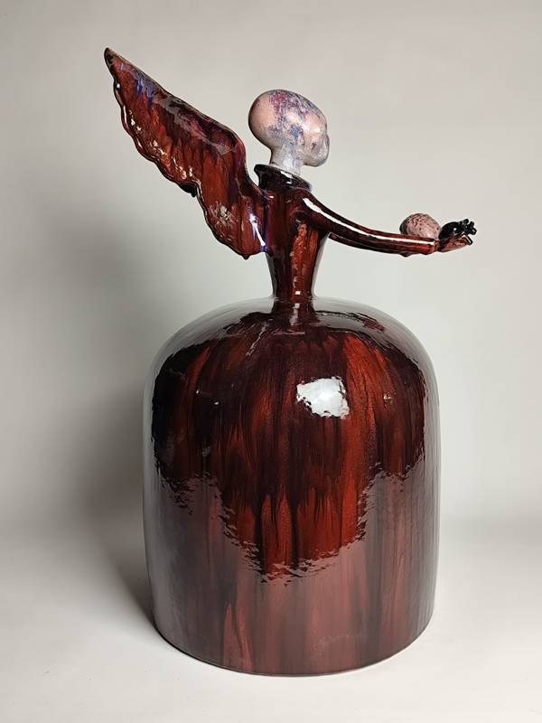 Red Angel. Take yours. Fine Art Sculpture Yuriy Musatov - Subjektiv.art