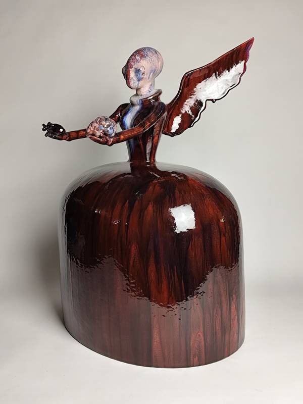 Red Angel. Take yours. Fine Art Sculpture Yuriy Musatov - Subjektiv.art