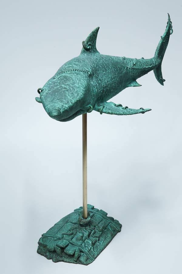 Shark Modern Sculpture Volodymyr Mykytenko - Subjektiv.art