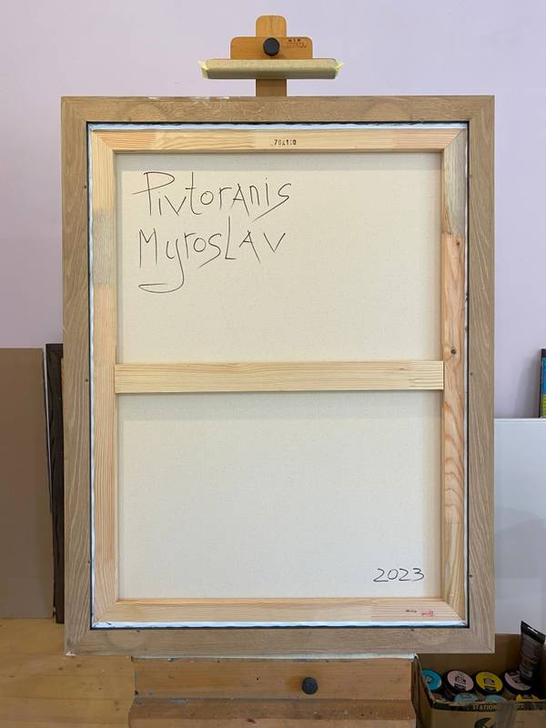 GLEAM Abstract Painting Myroslav Pivtoranis - Subjektiv.art