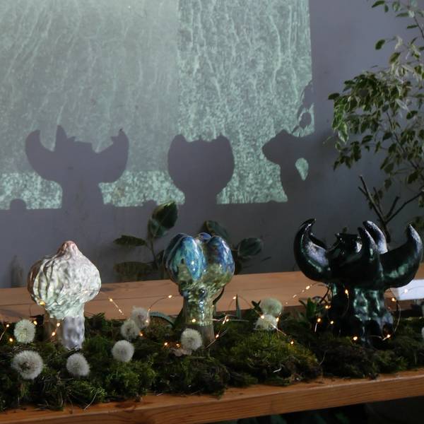 Egg mushroom Organic Sculpture Alena Kuznetsova - Subjektiv.art