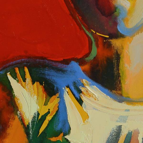 Anxiety Fine Art Painting Myroslava Perevalska - Subjektiv.art