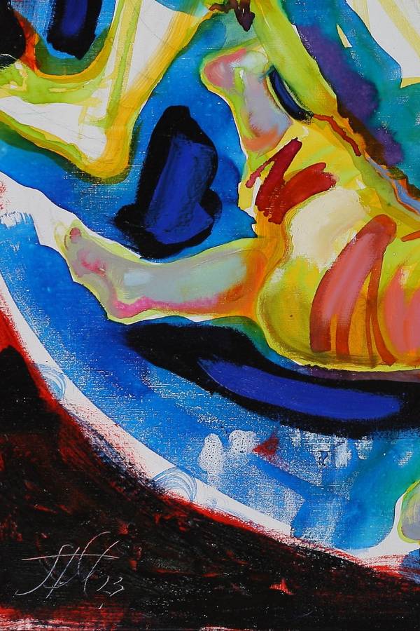 Milk on black soil Fine Art Painting Myroslava Perevalska - Subjektiv.art