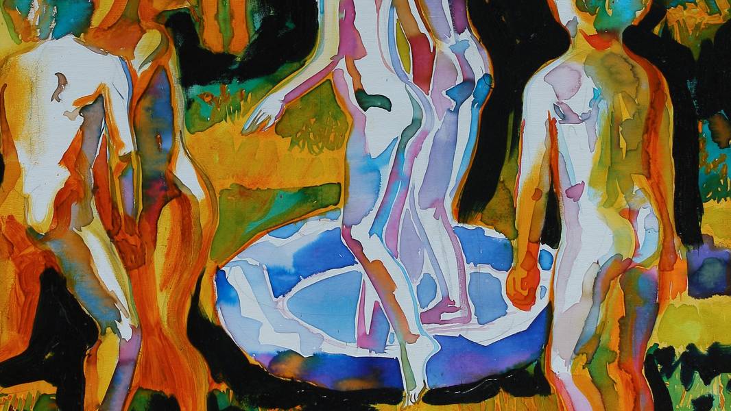 A memory of childhood Fine Art Painting Myroslava Perevalska - Subjektiv.art