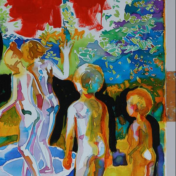 A memory of childhood Fine Art Painting Myroslava Perevalska - Subjektiv.art