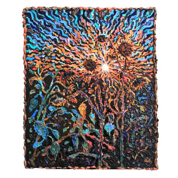 Sunflower Harvest Impressionistic Painting Tanbelia artist - Subjektiv.art