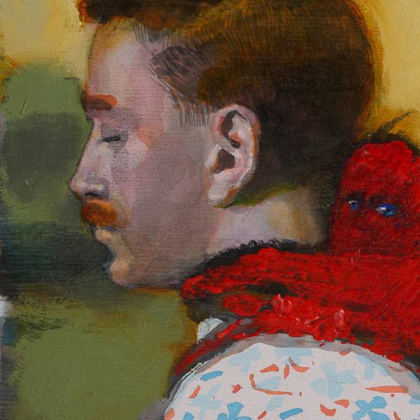 Philosopher Fine Art Painting Myroslava Perevalska - Subjektiv.art