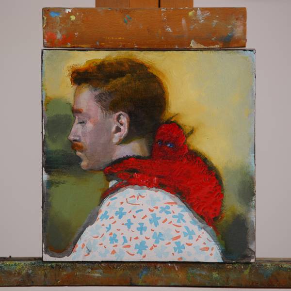 Philosopher Fine Art Painting Myroslava Perevalska - Subjektiv.art