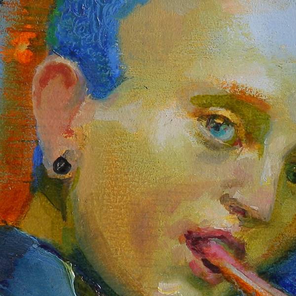 Poet Fine Art Painting Myroslava Perevalska - Subjektiv.art
