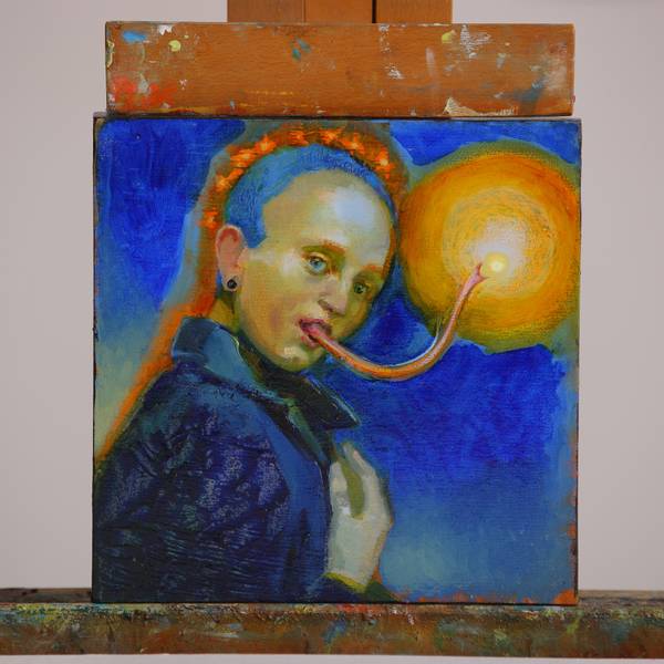 Poet Fine Art Painting Myroslava Perevalska - Subjektiv.art