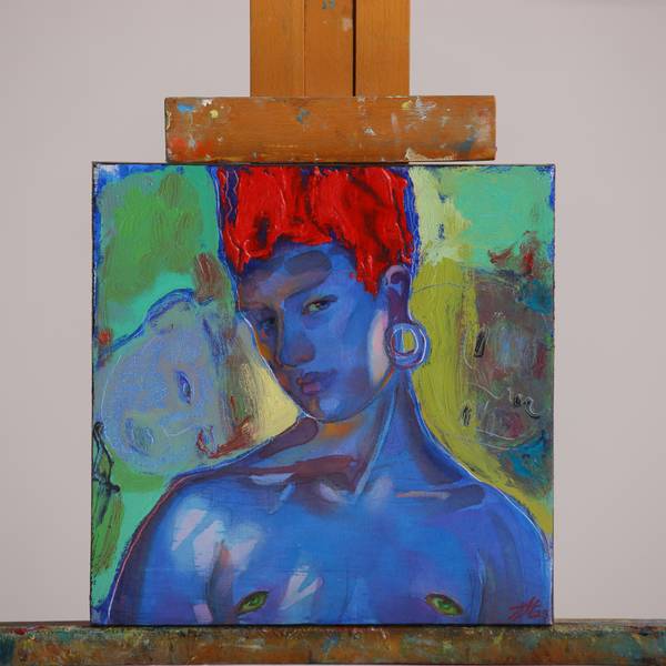 Blue shadows on a pink body  - Subjektiv.art