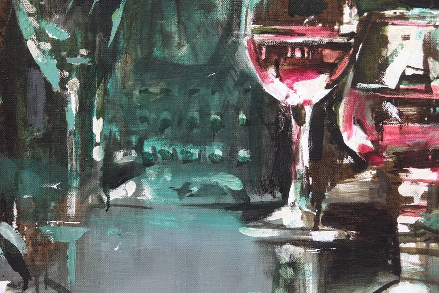 Glass Fine Art Painting Eduard Potapenkov - Subjektiv.art