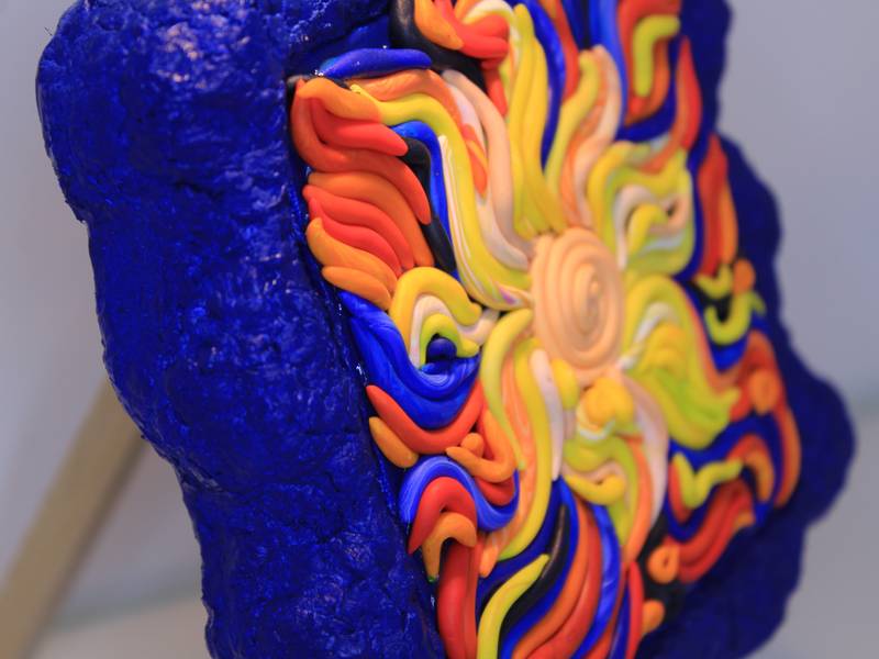 Wavy Sunset 2 Surrealistic Sculpture Tanbelia artist - Subjektiv.art
