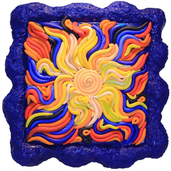 Wavy Sunset 2 Surrealistic Sculpture Tanbelia artist - Subjektiv.art