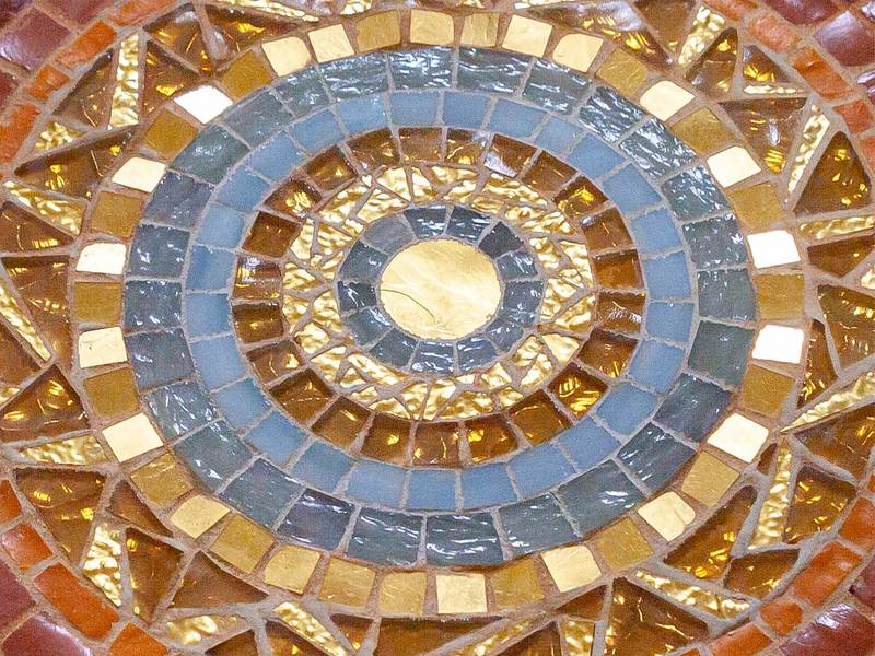 "Mosaic Disk" Fine Art Mixed media Volodymyr Mamchur - Subjektiv.art