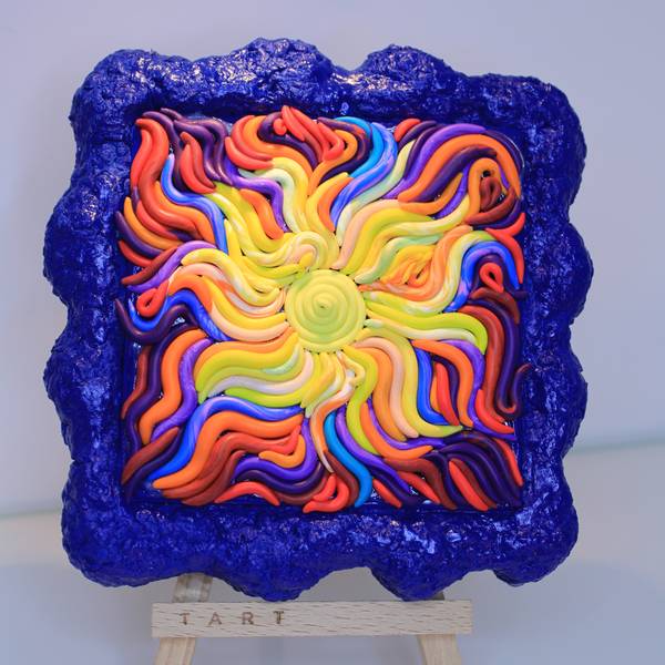 Wavy Sunset 3 Surrealistic Sculpture Tanbelia artist - Subjektiv.art