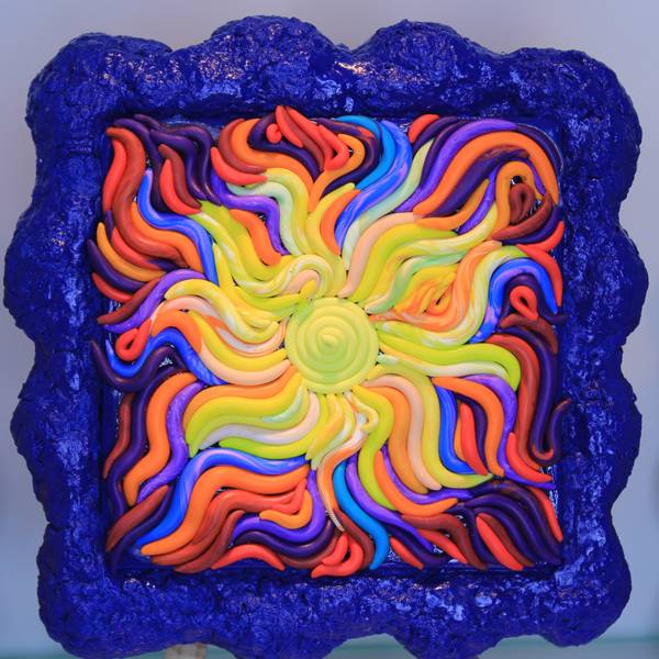Wavy Sunset 3 Surrealistic Sculpture Tanbelia artist - Subjektiv.art