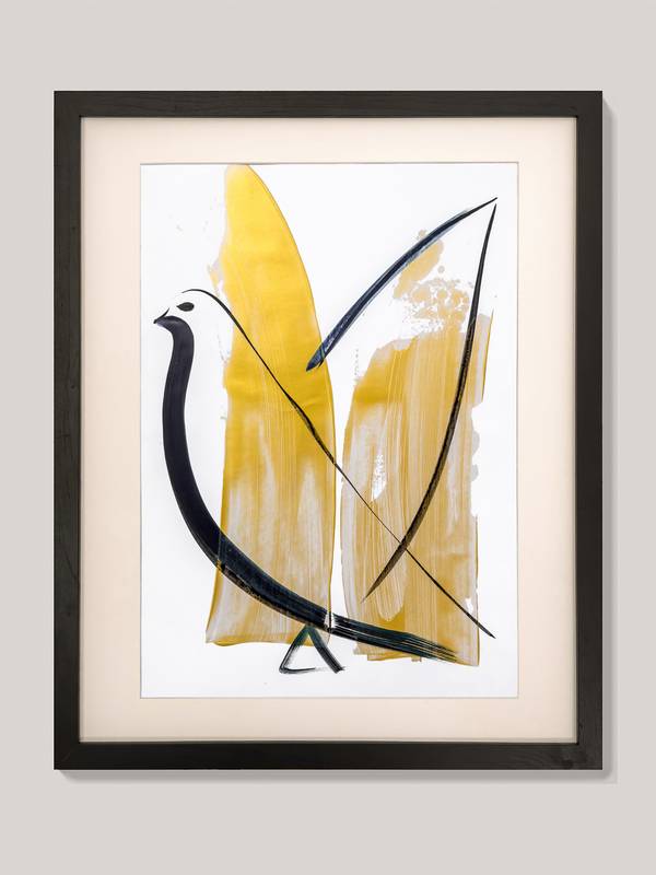 golden-winged bird Fine Art Mixed media Halyna Mamchur - Subjektiv.art