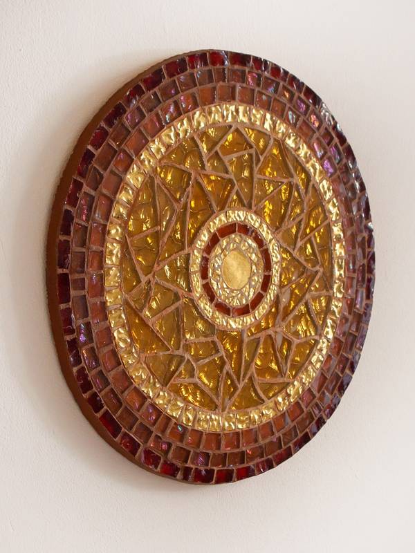 "Mosaic Disc" Fine Art Mixed media Volodymyr Mamchur - Subjektiv.art