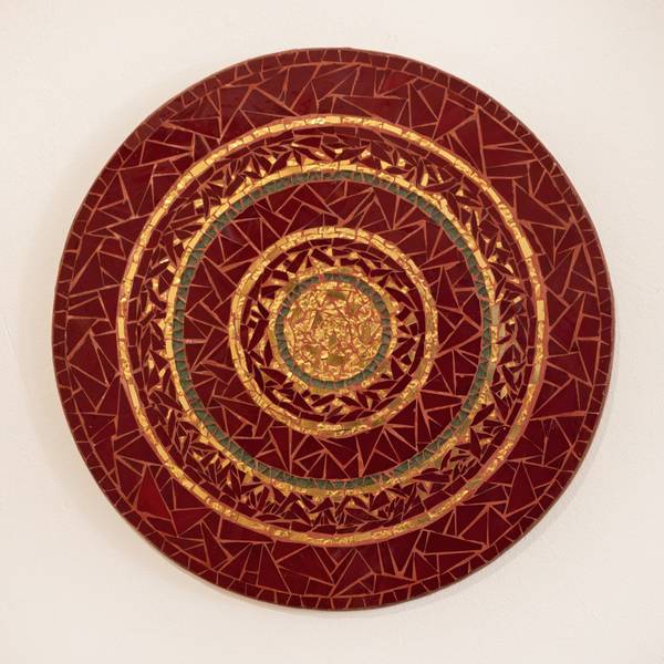 "Mosaic Disk" Fine Art Mixed media Volodymyr Mamchur - Subjektiv.art