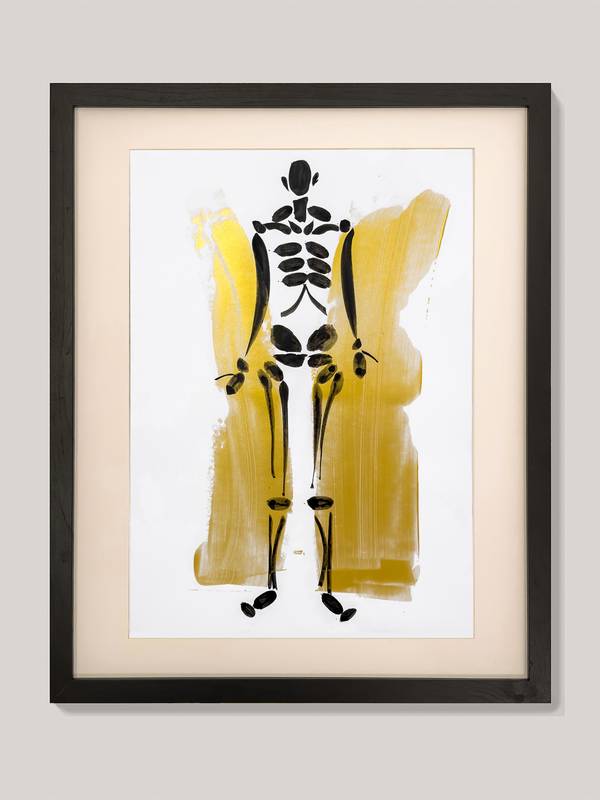 Golden Man Fine Art Drawing Halyna Mamchur - Subjektiv.art