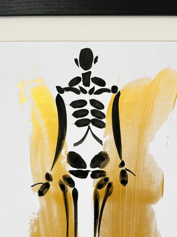 Golden Man Fine Art Drawing Halyna Mamchur - Subjektiv.art