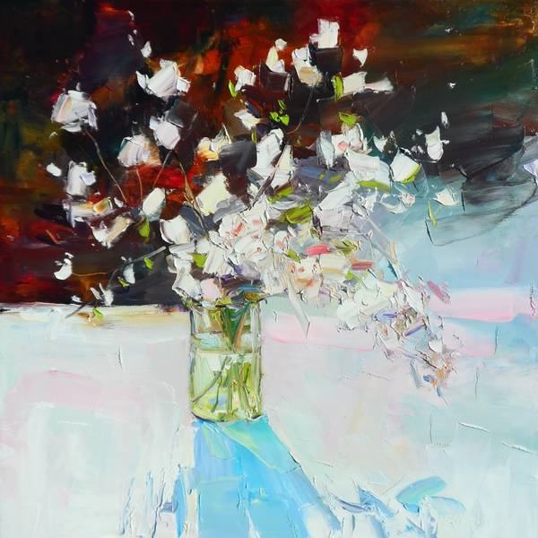 Spring Flowers Fine Art Painting Yehor Dulin - Subjektiv.art