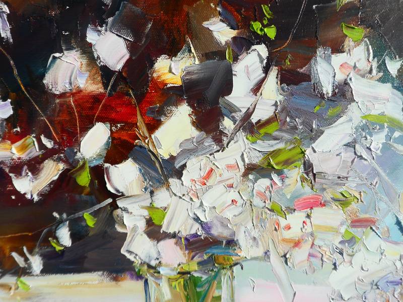 Spring Flowers Fine Art Painting Yehor Dulin - Subjektiv.art