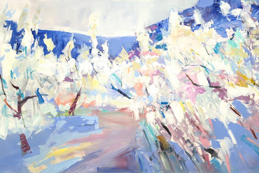 My spring garden Modern Painting Yehor Dulin - Subjektiv.art