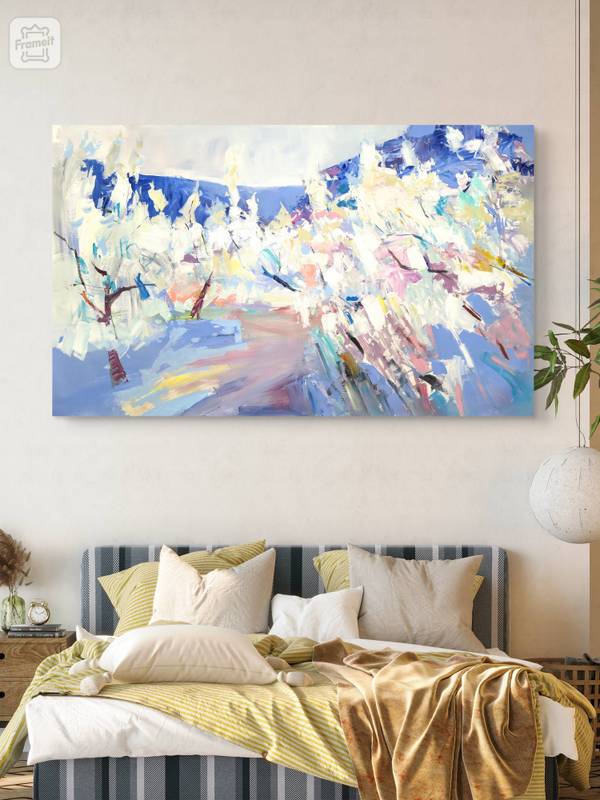 My spring garden Modern Painting Yehor Dulin - Subjektiv.art