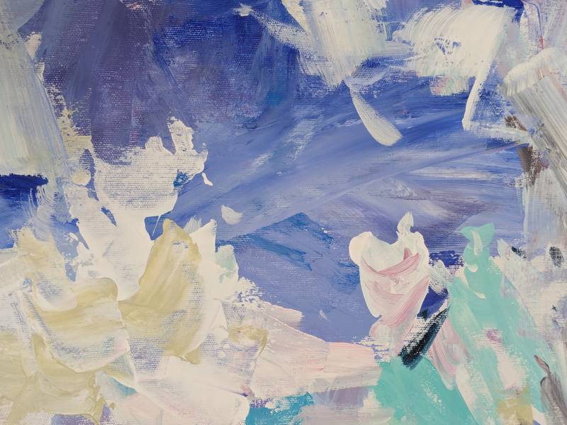 My spring garden Modern Painting Yehor Dulin - Subjektiv.art