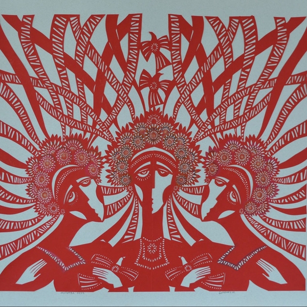 supplication Graphic, illustrative and typographic Painting Julia Datchenko - Subjektiv.art