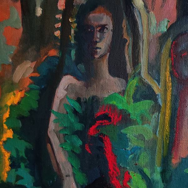 Ondes Surrealistic Painting Emilie Lagarde - Subjektiv.art