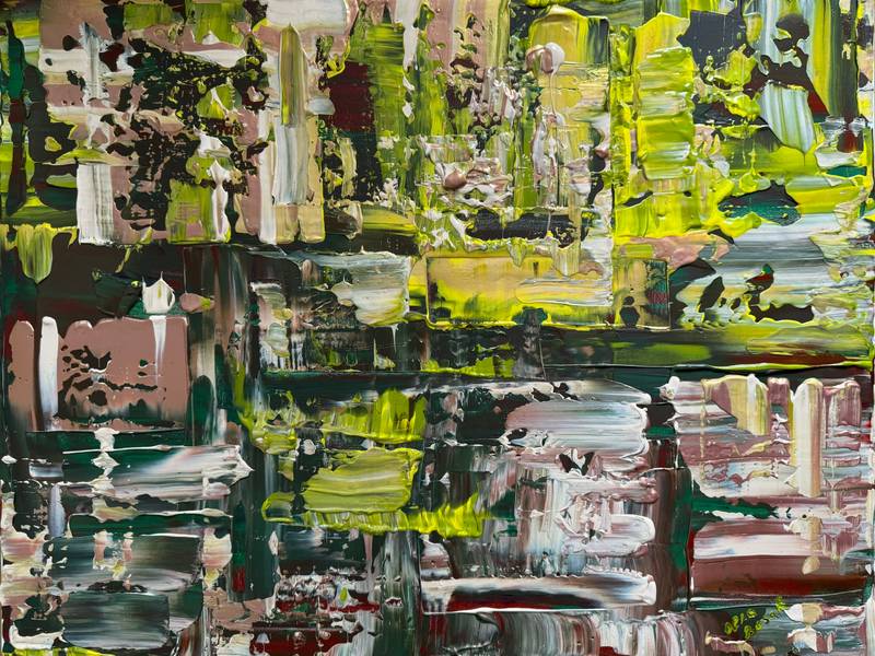 #Kyiv Energy Resilience Global Leader Expressive and gestural Painting Olha Bosak - Subjektiv.art