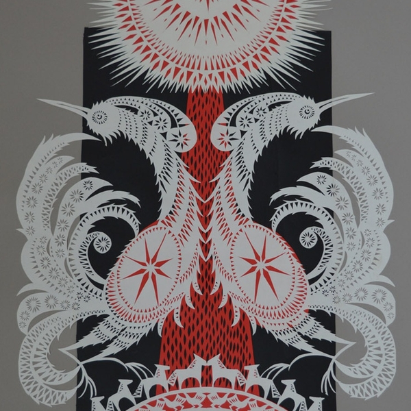 from earth to heaven Graphic, illustrative and typographic Painting Julia Datchenko - Subjektiv.art