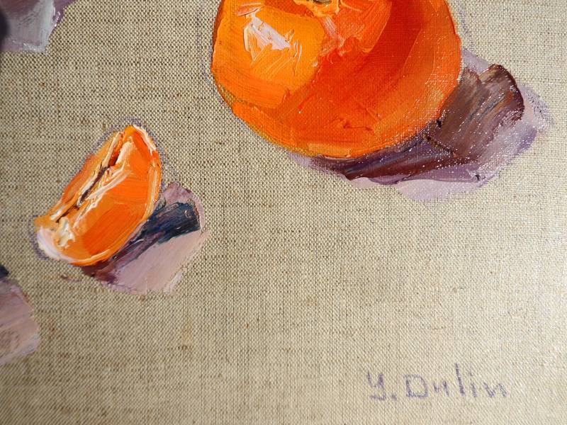 Tangerines Fine Art Painting Yehor Dulin - Subjektiv.art